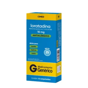 Claritin Loratadina 10mg 12 Comprimidos